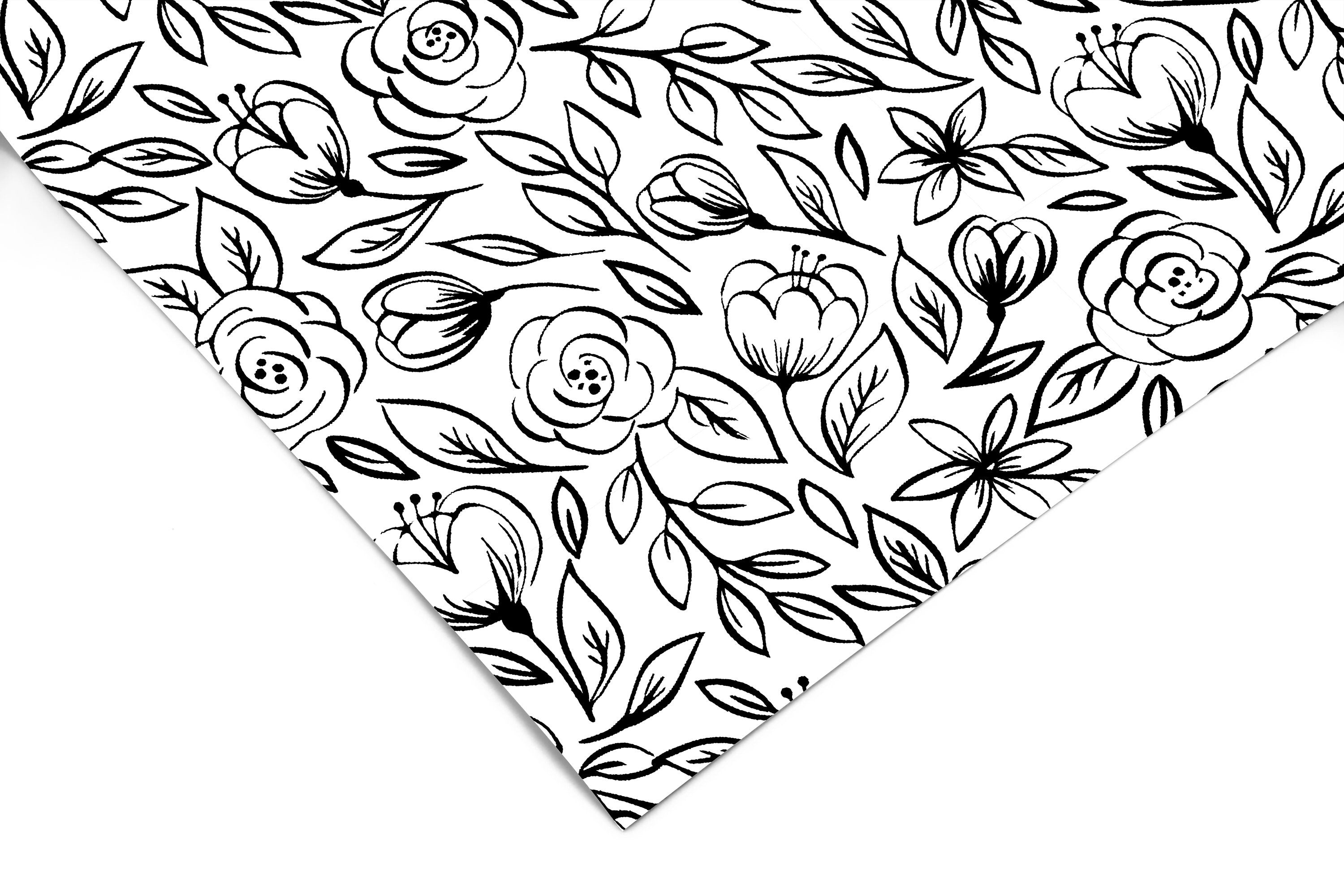 Black White Rose Contact Paper, Peel And Stick Wallpaper, Removable  Wallpaper, Shelf Liner, Drawer Liner