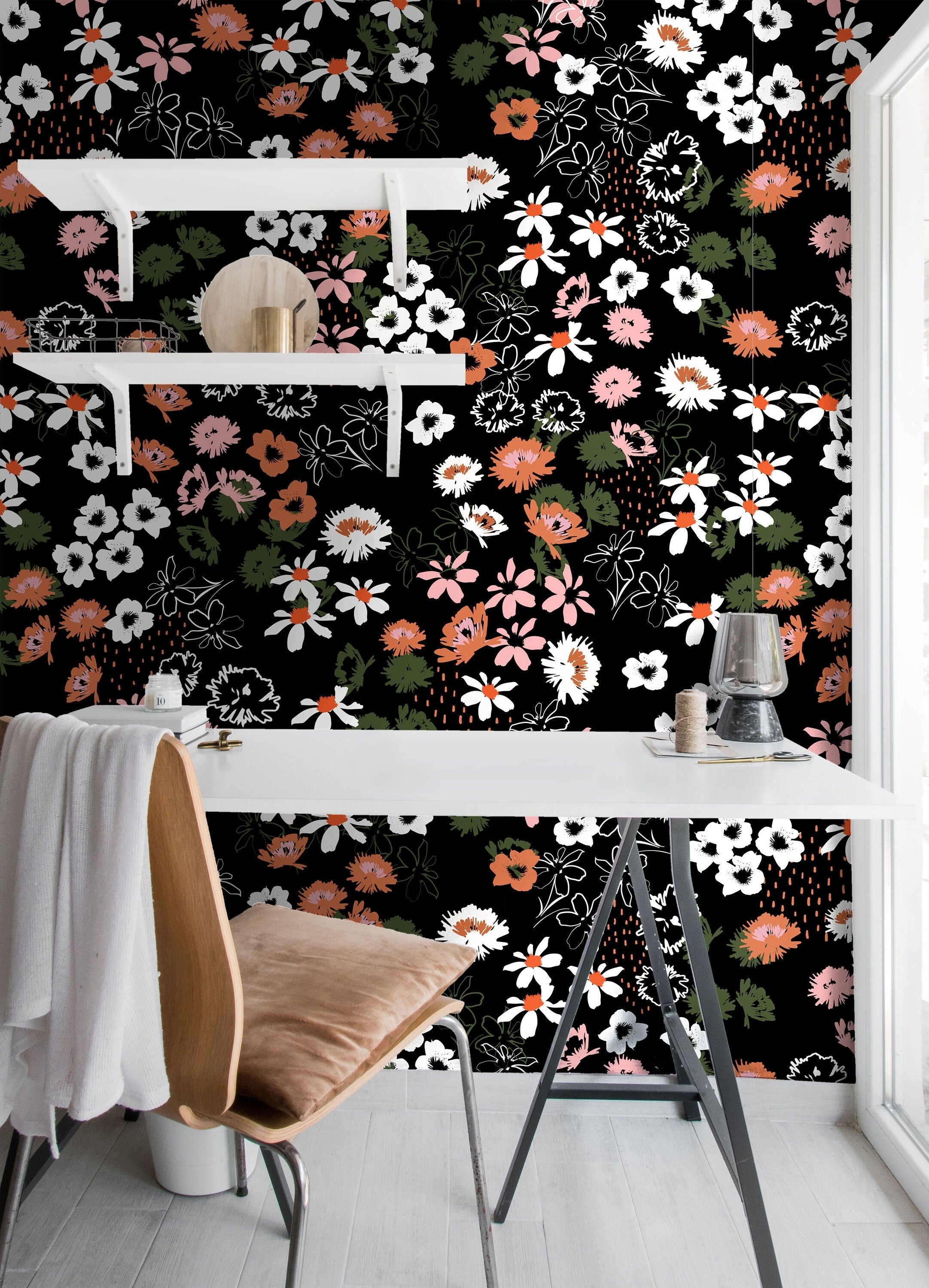Wild Flower Floral Wall Decals