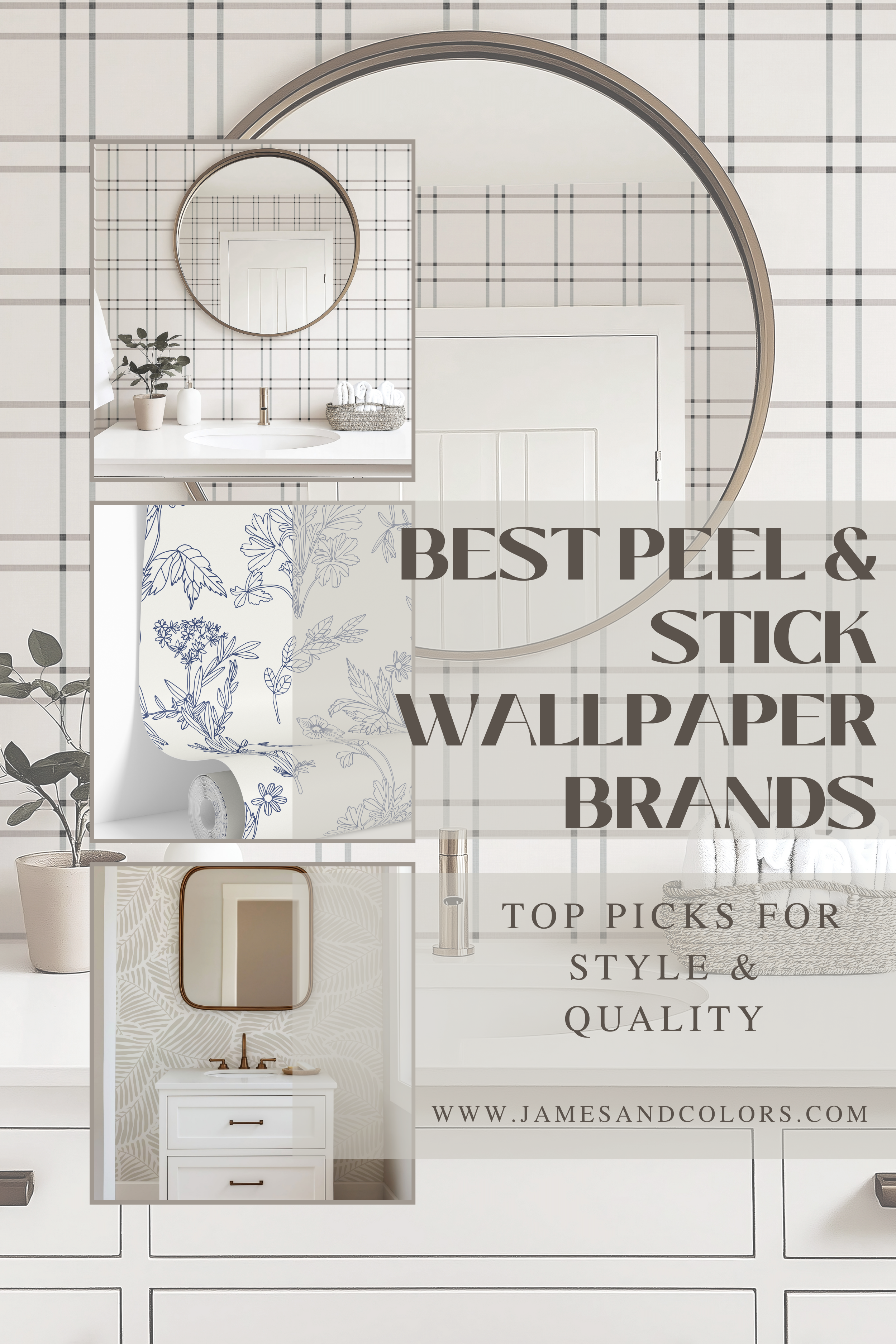 Best Peel & Stick Wallpaper Brands. Top Picks for Style and Quality - James and Colors