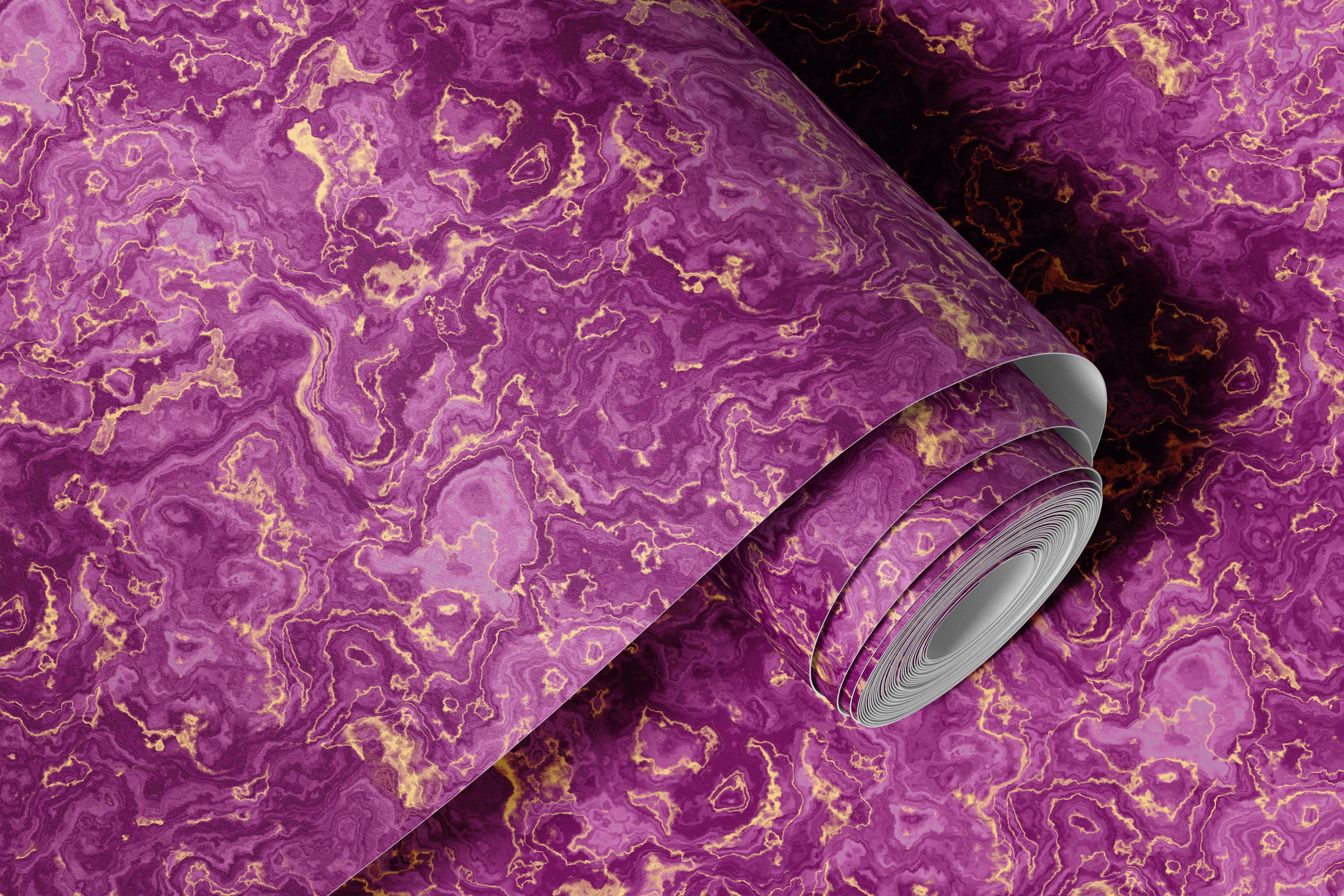 Contact paper 1051: Rich purple marble contact paper with gold veining, featuring a luxurious stone-inspired texture for elegant home décor applications.