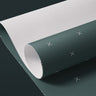 Contact Paper 1118: Dark green contact paper with a minimalist white cross pattern, perfect for modern walls, furniture, and DIY decor.