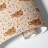 Bovine Blossoms | Pastel Floral Removable Contact Paper for Shelves, Cabinets, Walls, DIY Home Decor 1159