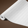 Contact paper 1165: Minimalist white shiplap contact paper featuring thin, delicate lines for a clean farmhouse aesthetic.