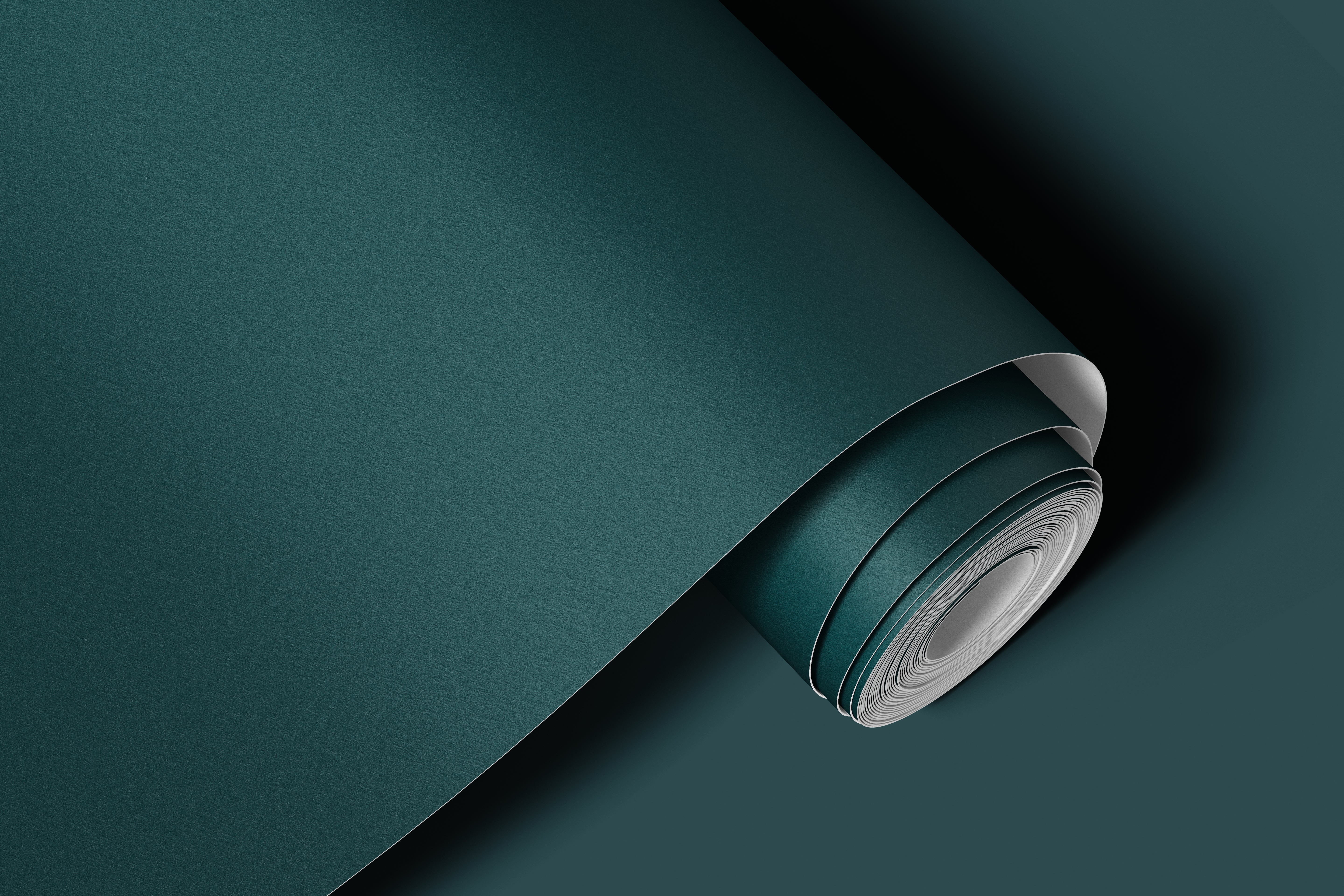 Contact paper 1174: Solid dark green contact paper with a deep emerald hue and matte finish, perfect for creating a sophisticated, moody aesthetic.