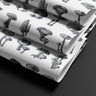 Contact paper 1391: A vintage-inspired black and white contact paper featuring intricately hand-drawn mushrooms in a sketched botanical style, perfect for rustic and nature-themed interiors.