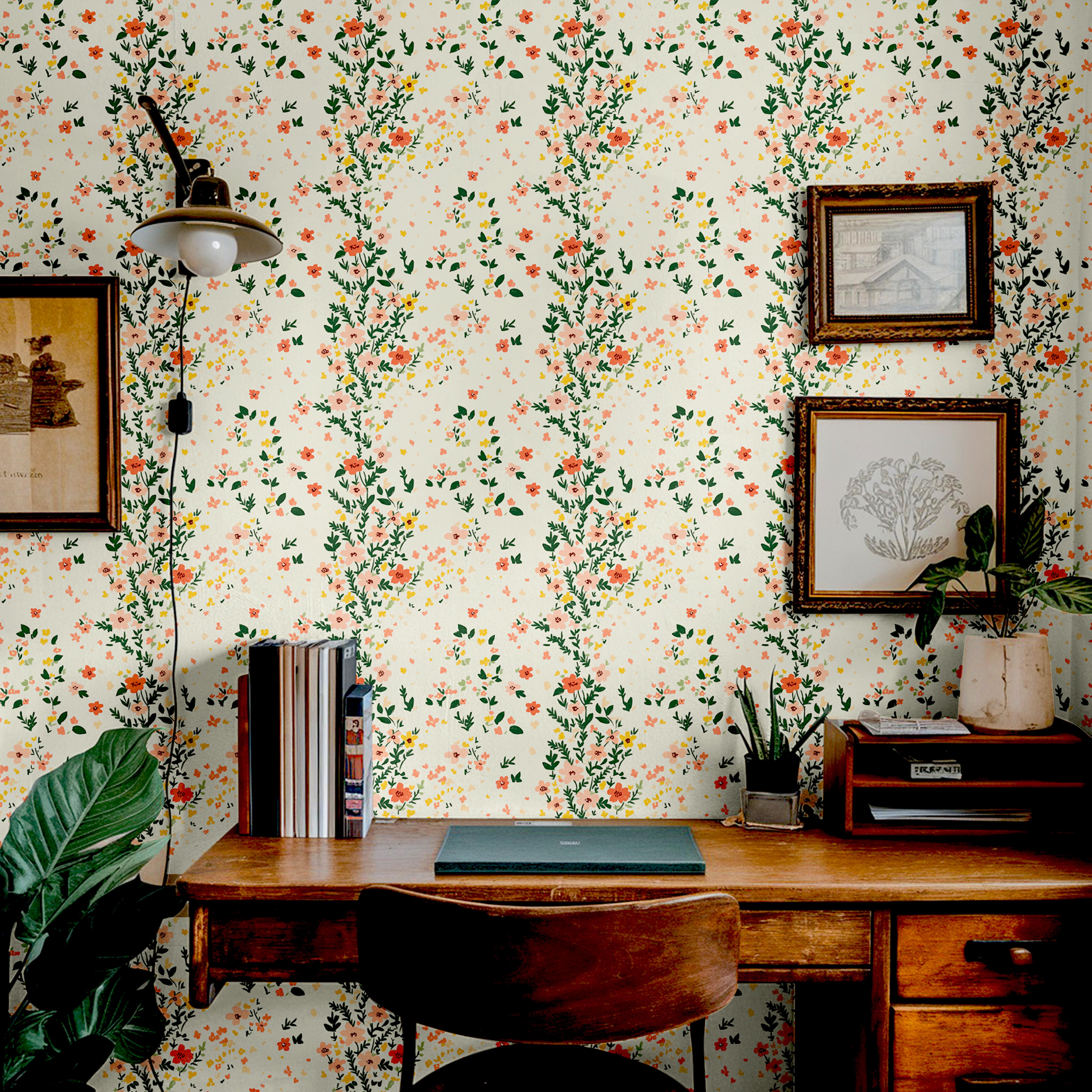 Colorful Floral Confetti | Peel And Stick Wallpaper | Adhesive Wallpap ...