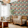 Painted Petals | Peel And Stick Wallpaper | Adhesive Wallpaper | Nursery Wallpaper Peel Stick Wall Mural 1642 - James And Colors