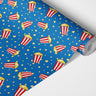 Popcorn Bucket Blue Contact Paper | Shelf Liner | Drawer Liner | Peel Stick Paper 1822 - James And Colors