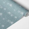 Palm Trees Blue Contact Paper | Shelf Liner | Drawer Liner | Peel Stick Paper 1826 - James And Colors