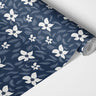 Abstract Lilies Blue Contact Paper | Shelf Liner | Drawer Liner | Peel Stick Paper 1828 - James And Colors