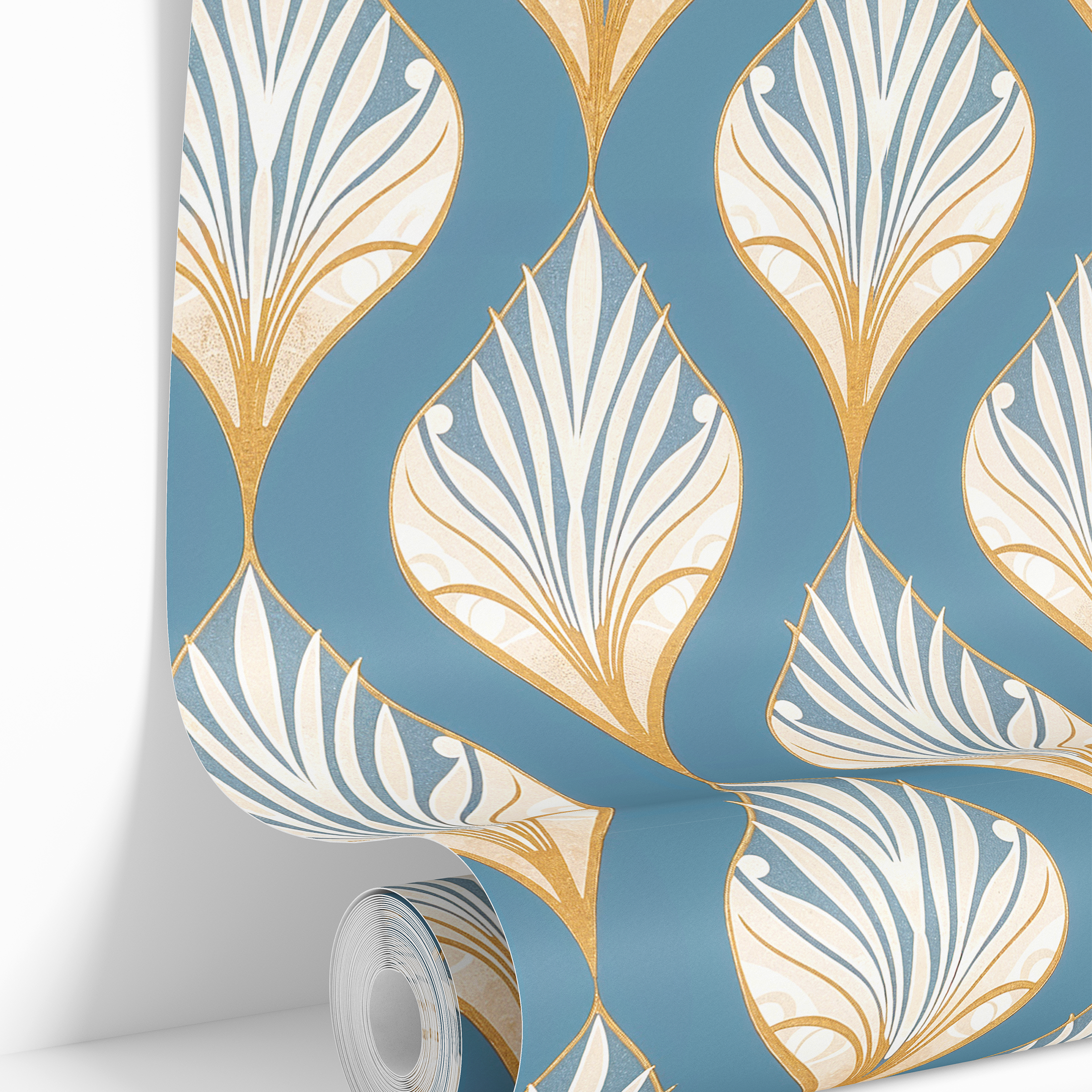 Gilded Grove | Peacock Deco Removable Wallpaper for Kitchen, Office, Walls, DIY Home Decor 1917 - James And Colors
