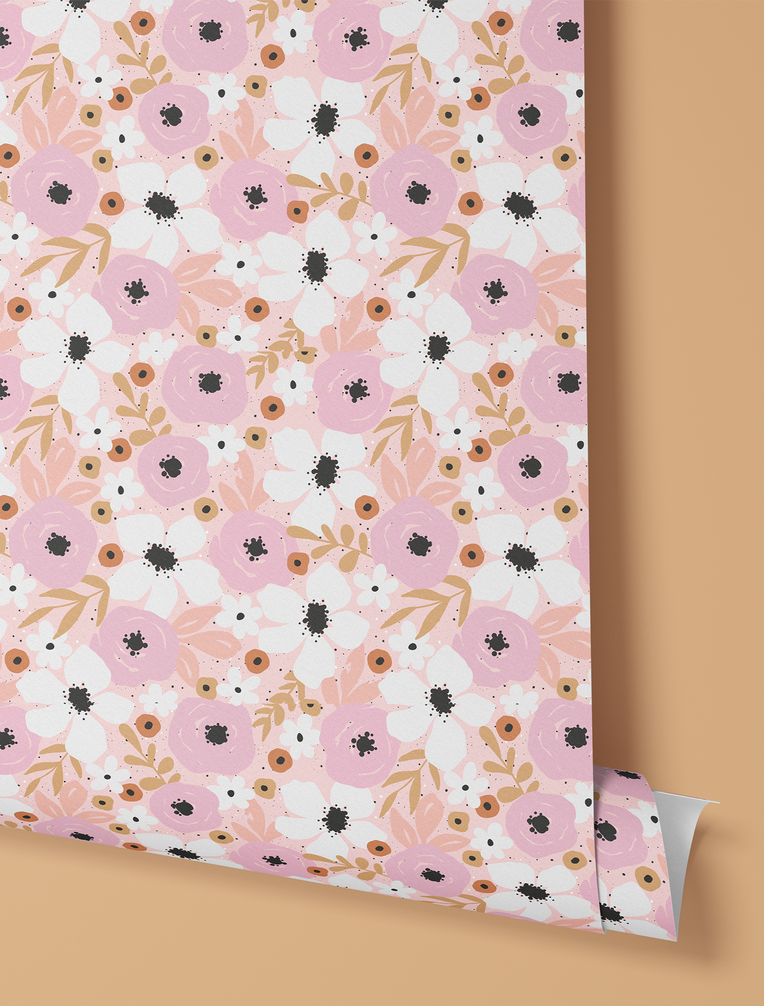 Blushing Blooms | Pastel Deco Removable Contact Paper for Shelves, Cab ...