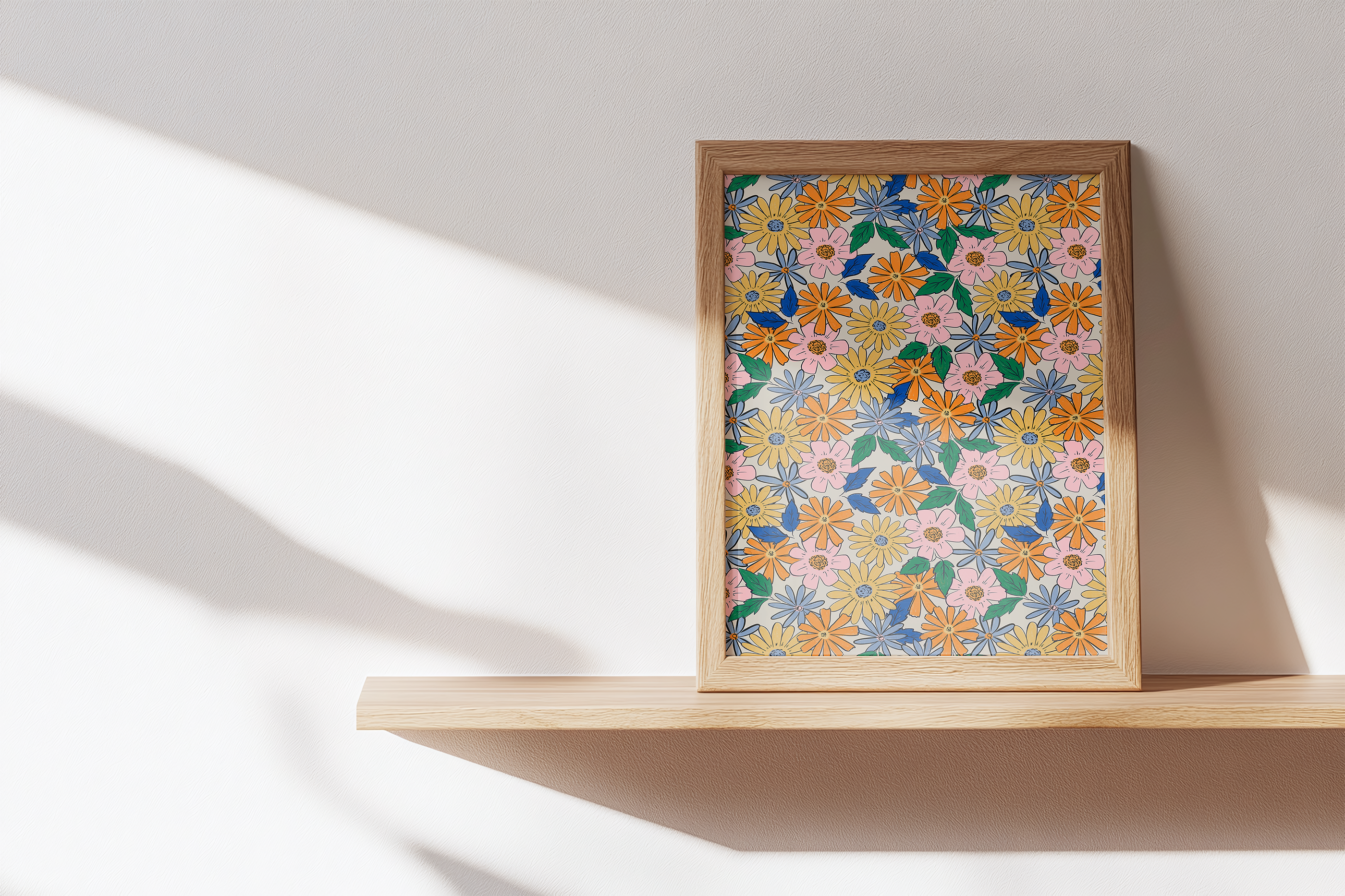 Blossom Burst | Colorful Floral Contact Paper for Shelves, Cabinets, Walls, DIY Home Decor 1936