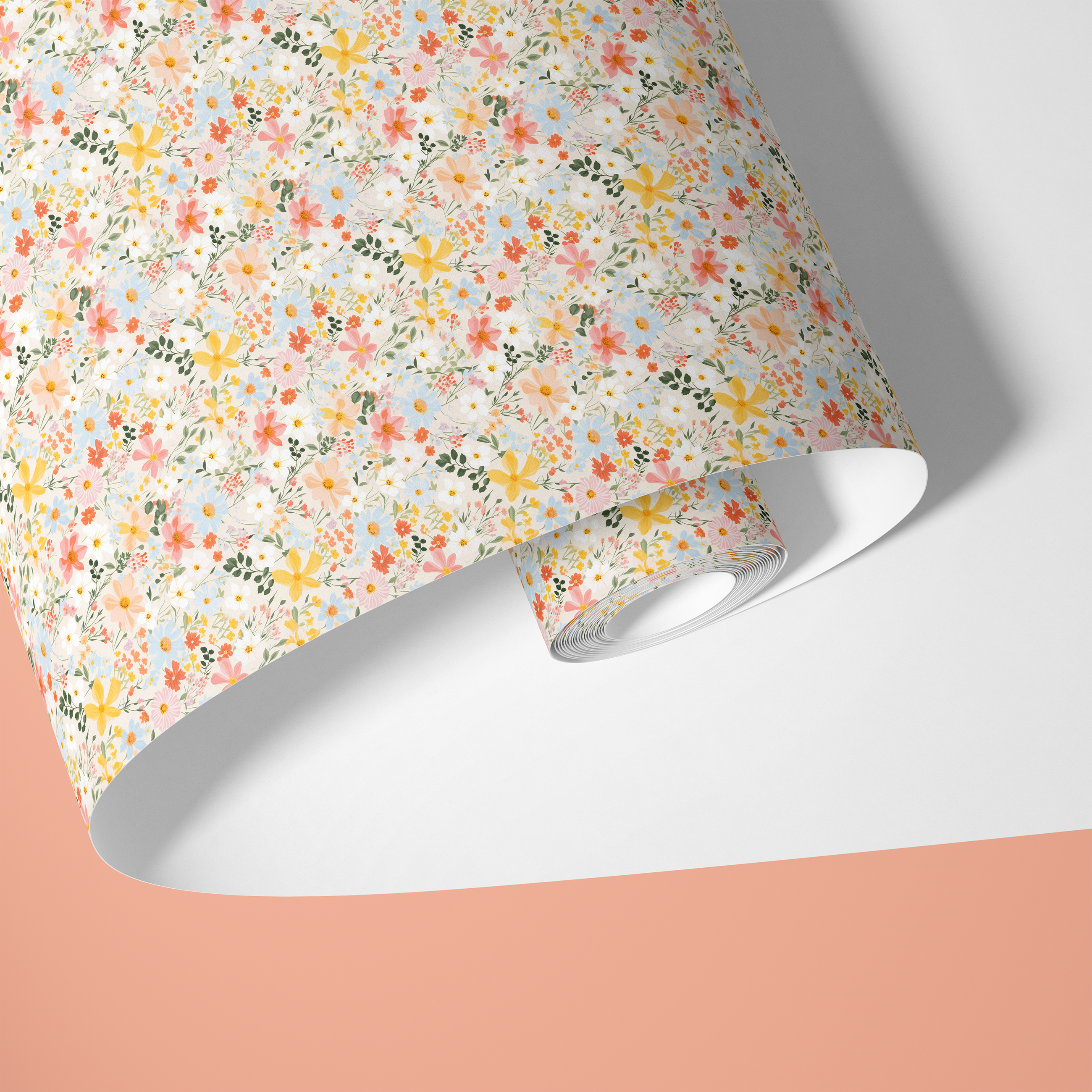 Meadow Mingle | Pastel Floral Contact Paper for Shelves, Cabinets, Walls, DIY Home Decor 1937