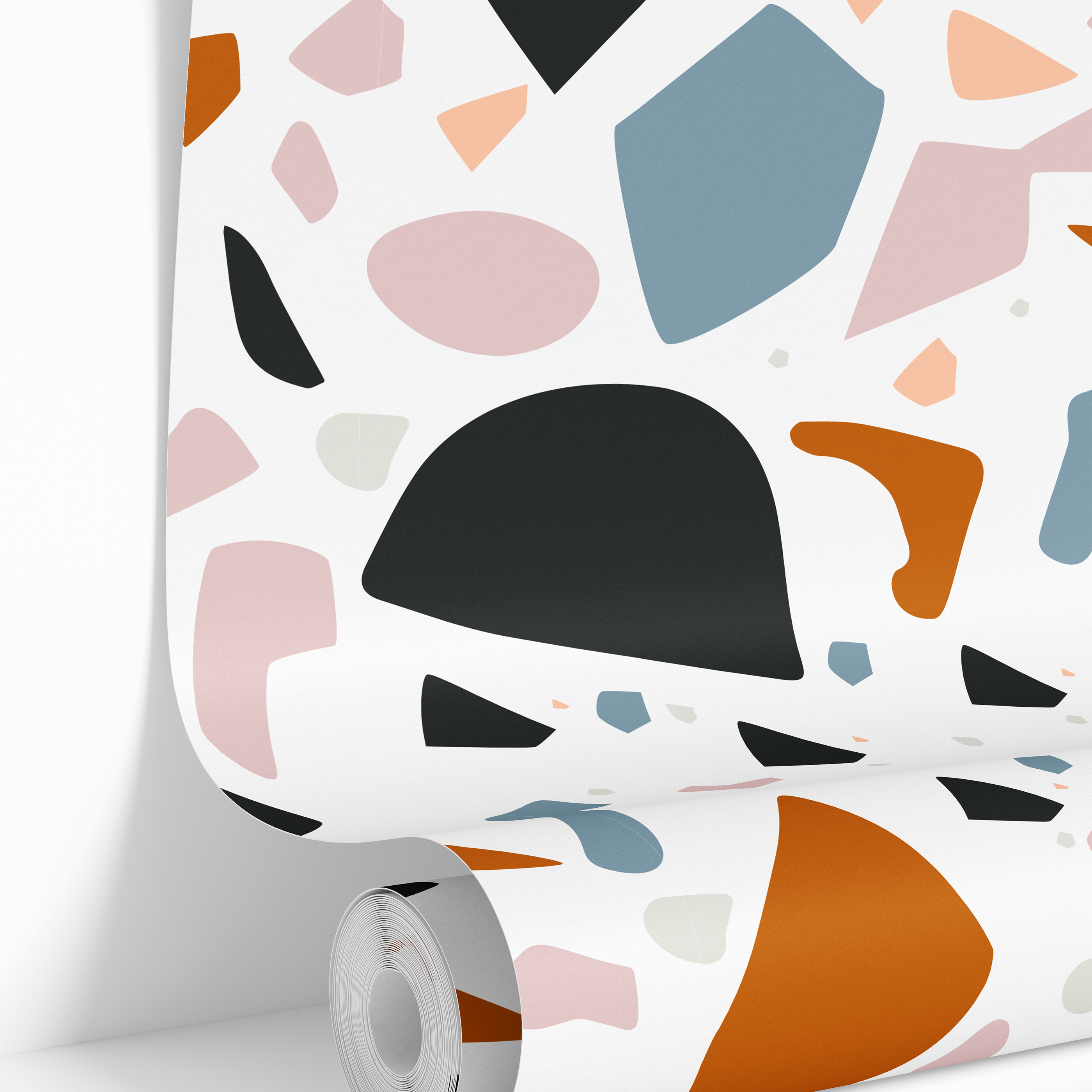 Confetti Cascade | Neutral Terrazzo Removable Wallpaper for Bathroom, Bedroom, Walls, DIY Home Decor 1988 - James And Colors