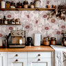 Light Pink Floral Wallpaper | Wallpaper Peel and Stick | Removable Wallpaper | Peel and Stick Wallpaper | Wall Paper Peel And Stick 3593 - James And Colors
