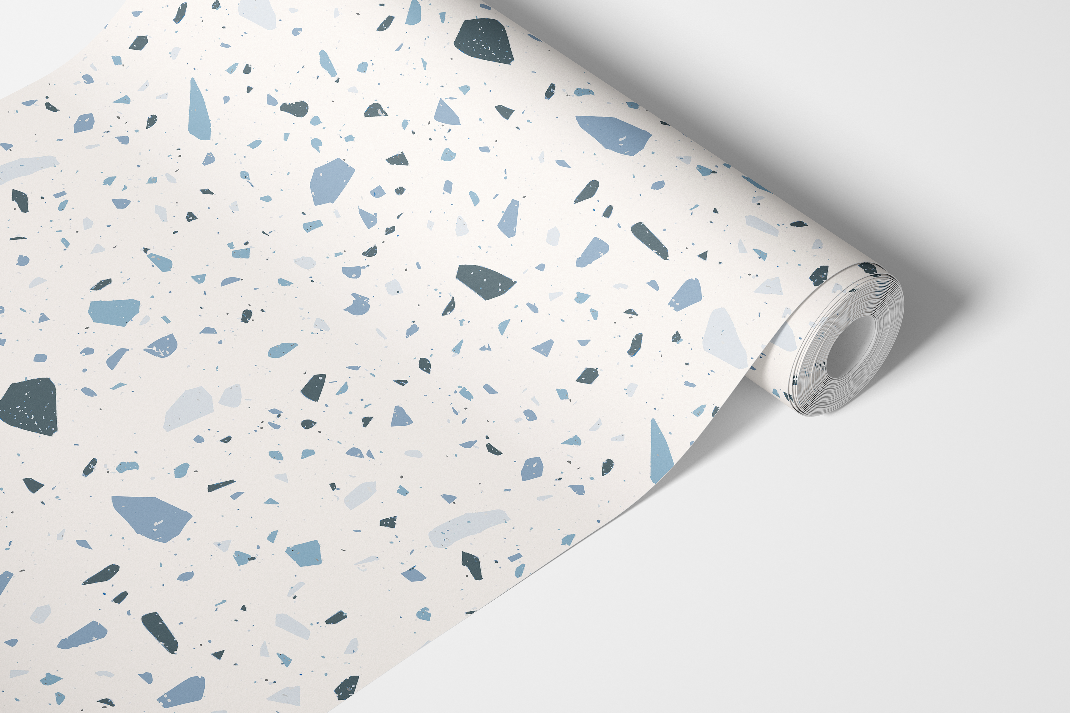 Frosted Flecks | Blue Terrazzo Removable Countertop Film for Bathrooms, Kitchens, Bars, Tables, DIY Home Decor 51 - James And Colors