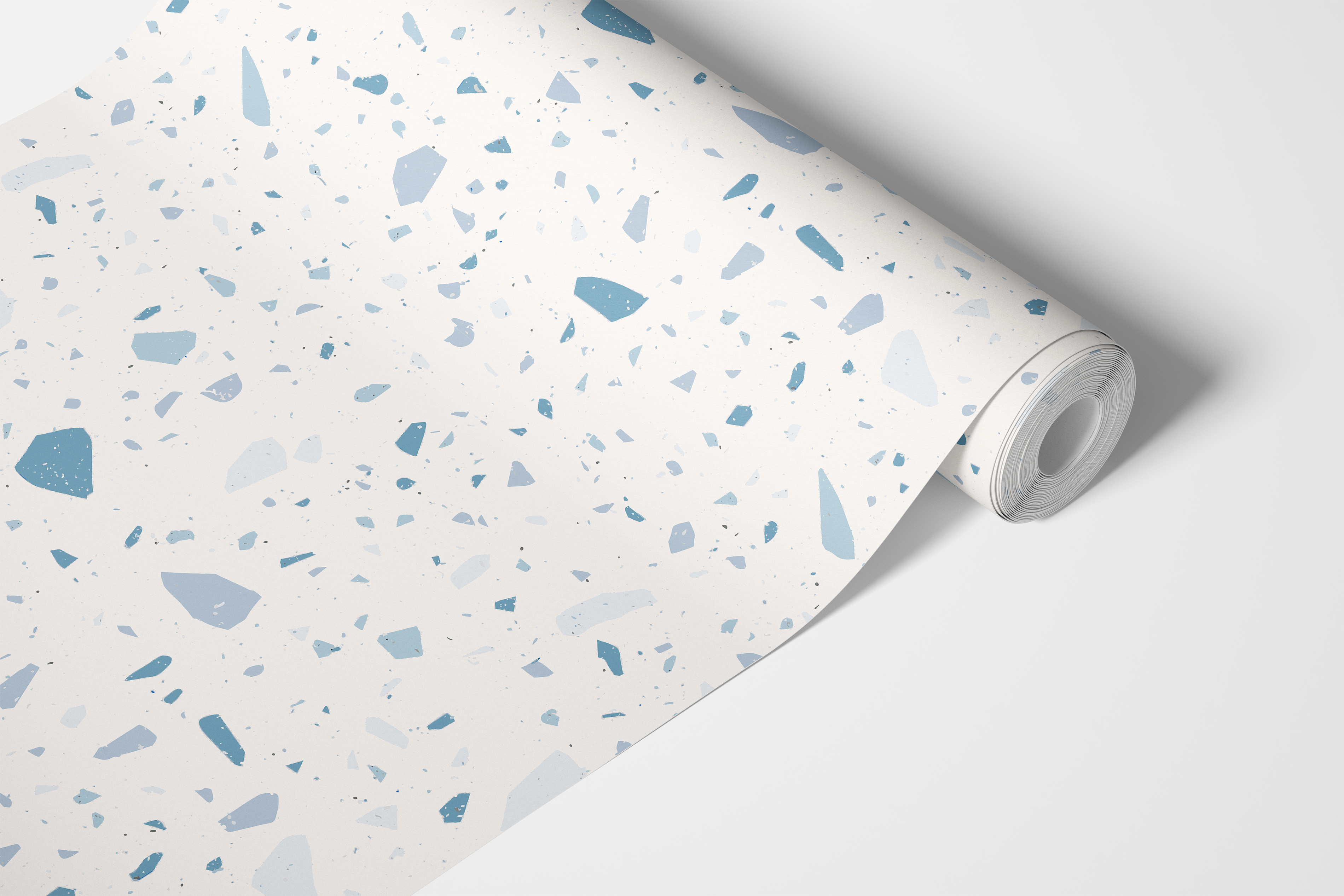 Glacier Grain | Blue Terrazzo Removable Countertop Film for Bathrooms, Kitchens, Bars, Tables, DIY Home Decor 52 - James And Colors