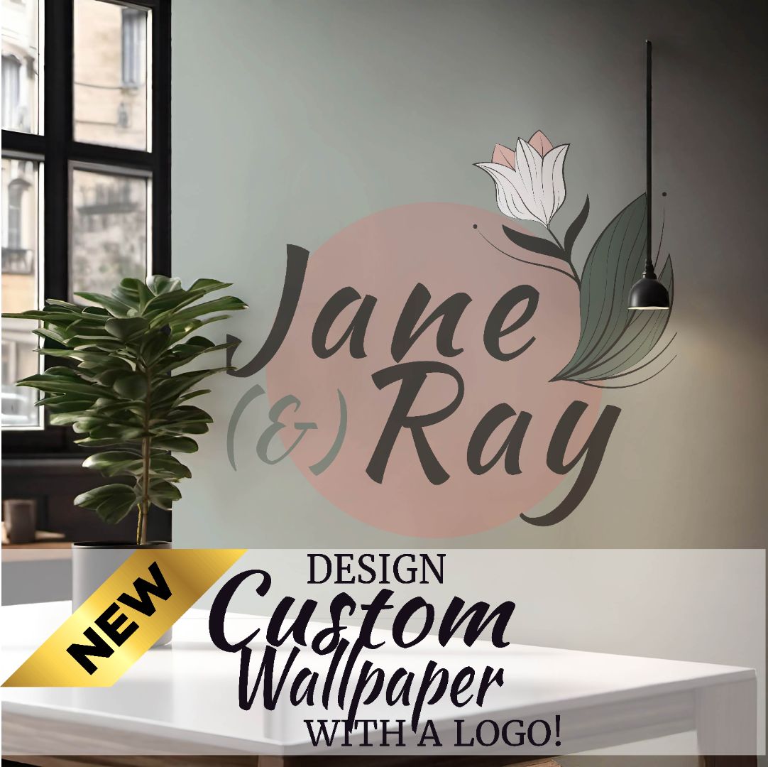 Design Your Space: Custom Wallpapers with Logo | 1250 - James And Colors