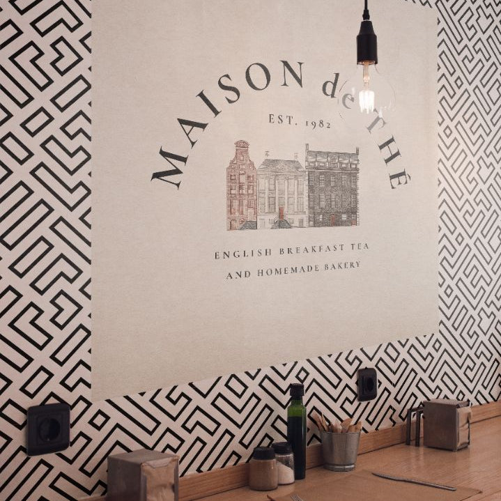 Design Your Space: Custom Wallpapers with Logo | 1250 - James And Colors