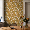 Yellow southern daisys in warm tones dinning room