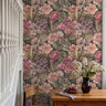 oversized pink and burgundy blooms against rich dark foliage for a dramatic vintage garden look