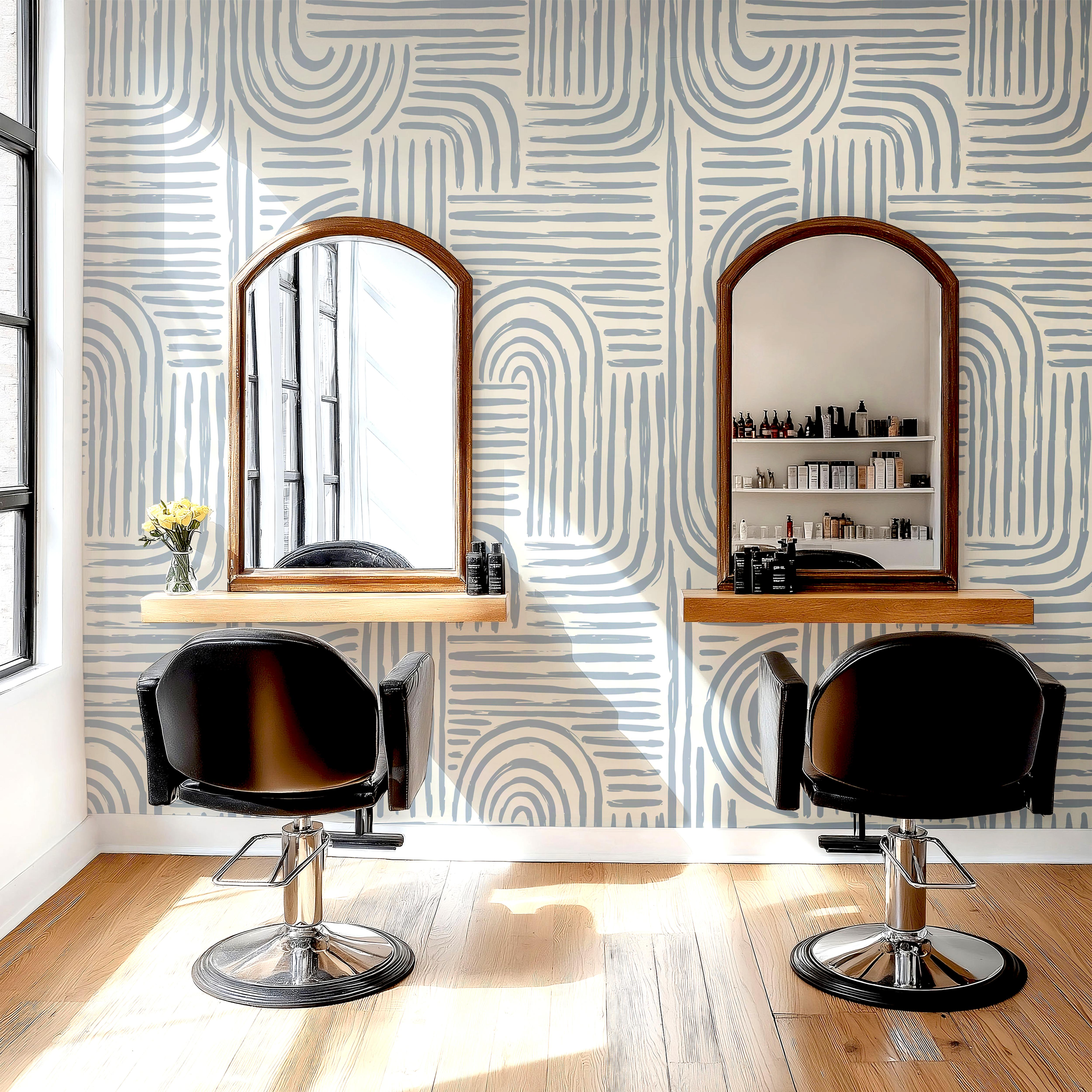 calming blue and white artistic wallpaper 2040

