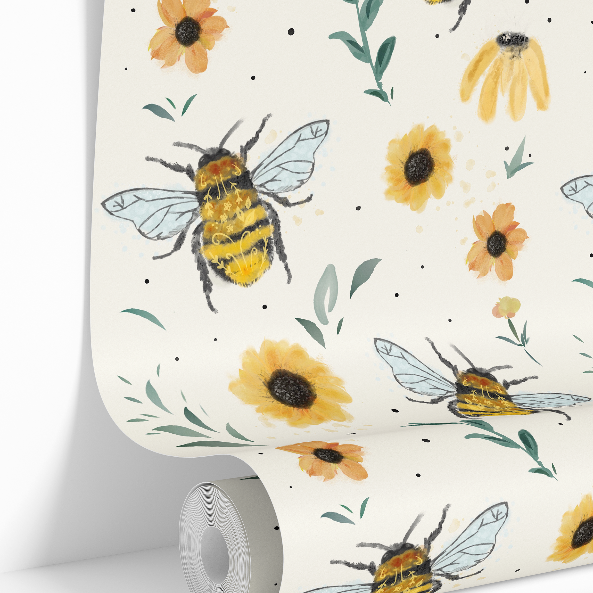 honeybee haven wallpaper roll 132