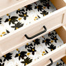 Moody Meadow | Golden Floral Removable Contact Paper for Shelves, Cabinets, Walls, DIY Home Decor 1794