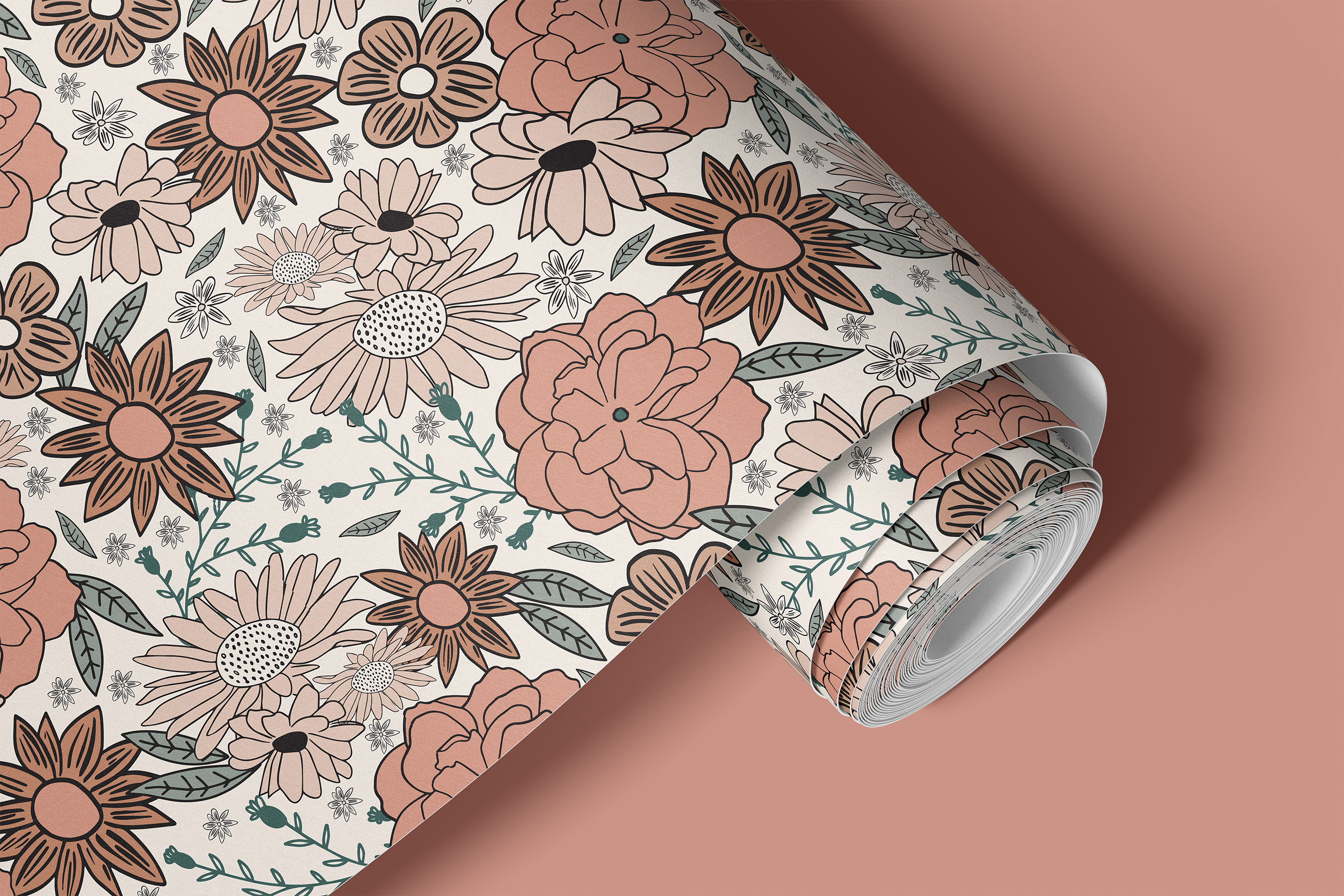 Bloom Burst Floral Contact Paper – 1395