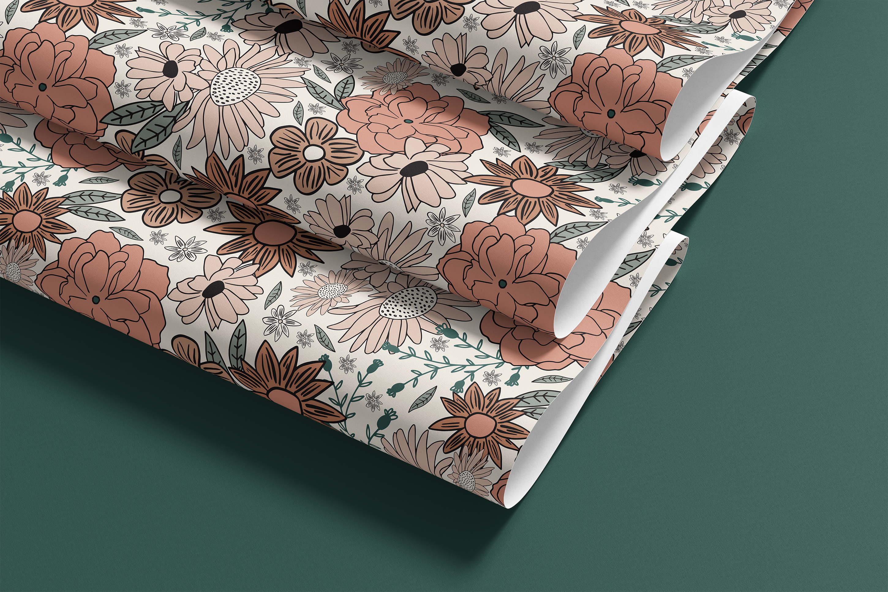 Bloom Burst Floral Contact Paper – 1395