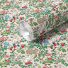  Floral rabbit contact paper featuring lush greenery and romantic botanical details on a soft neutral background