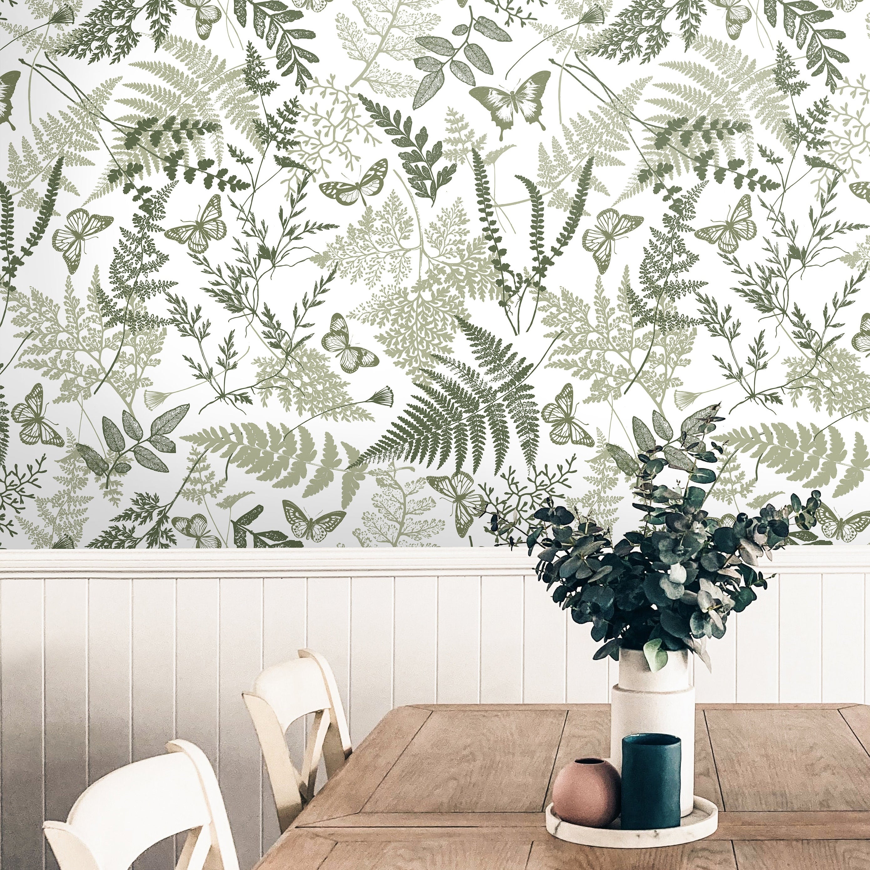 nature inspired wallpaper 3767 with soft green foliage


