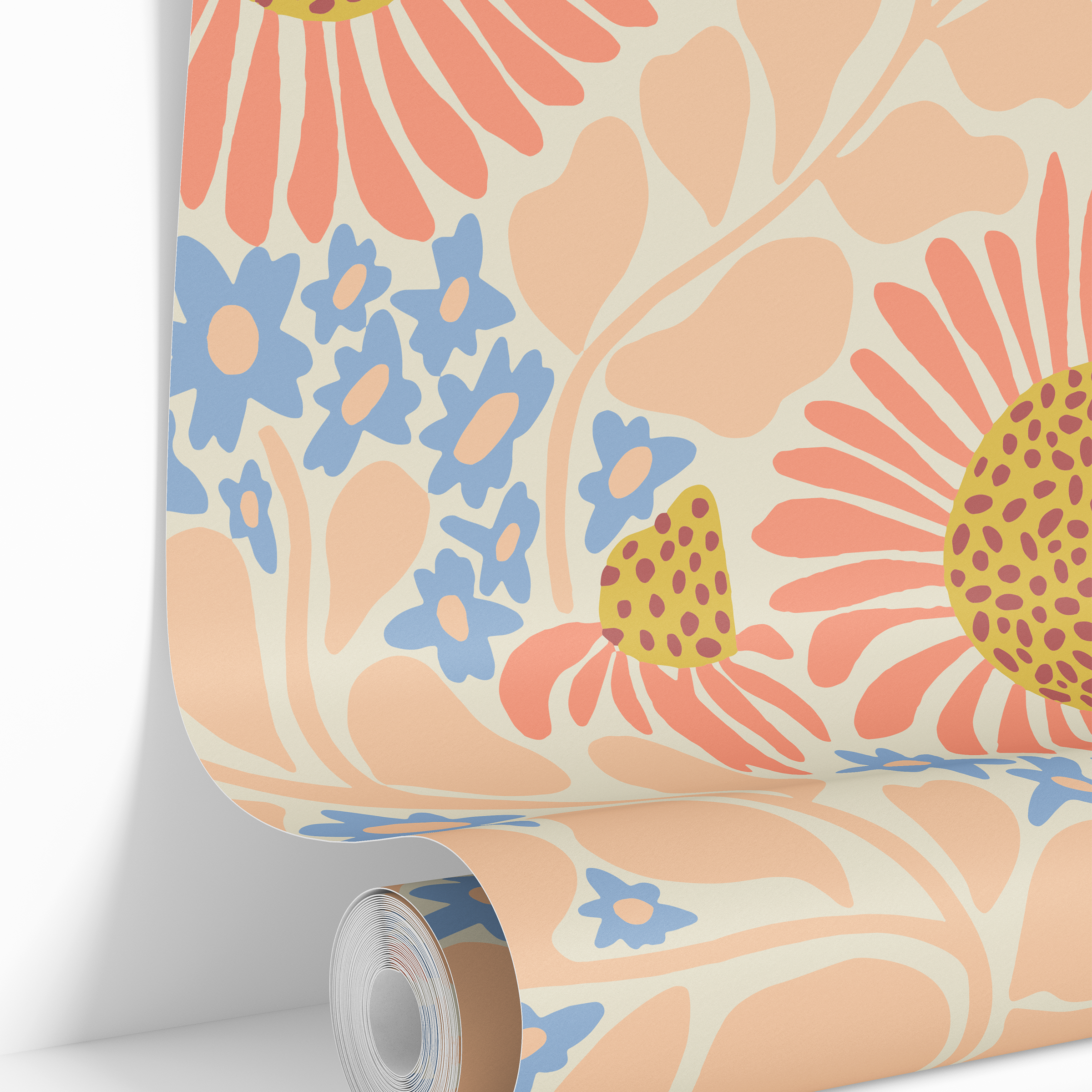 wallpaper roll image warm bloom wallpaper 355

