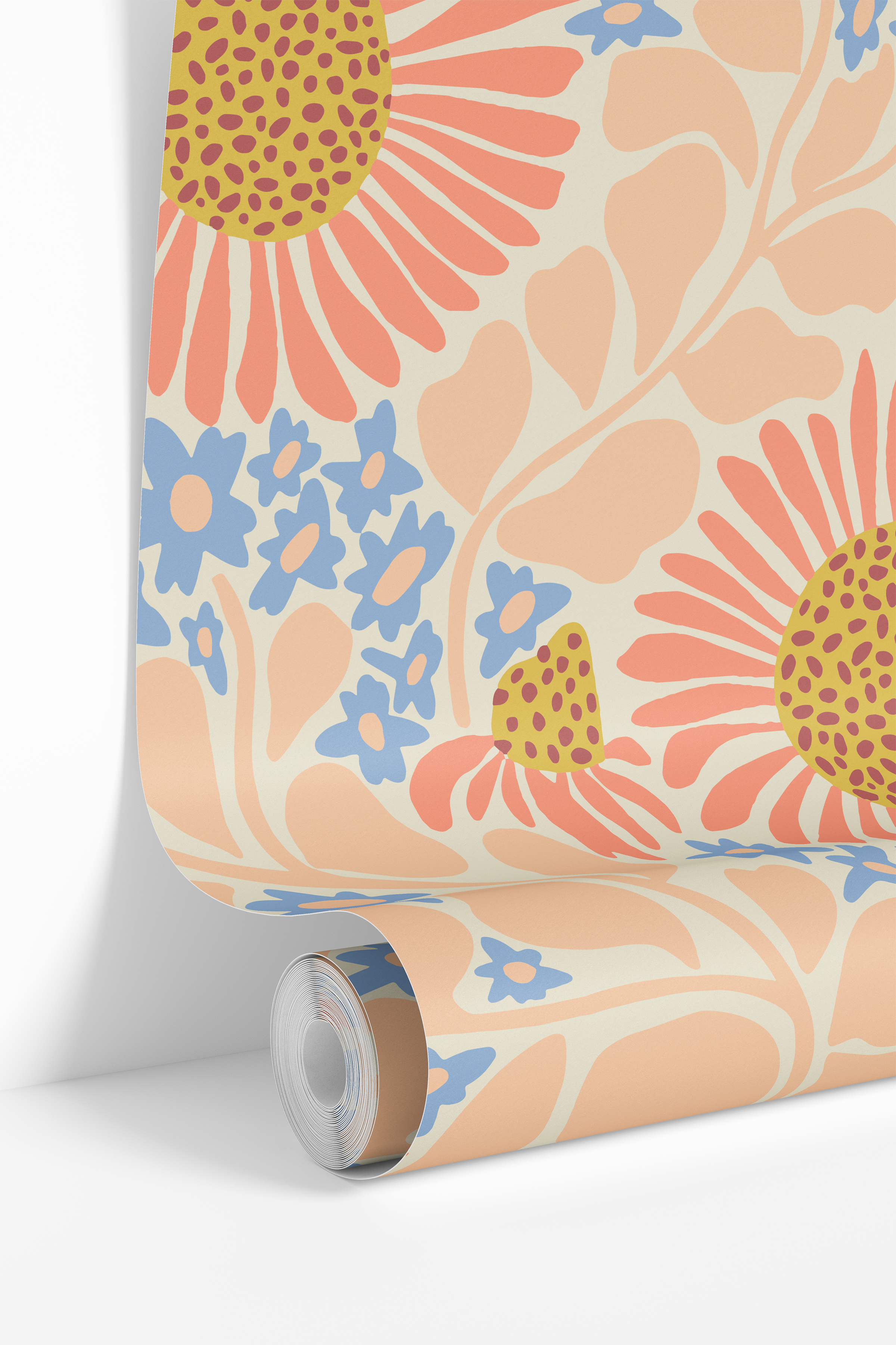 wallpaper roll image warm bloom wallpaper 355

