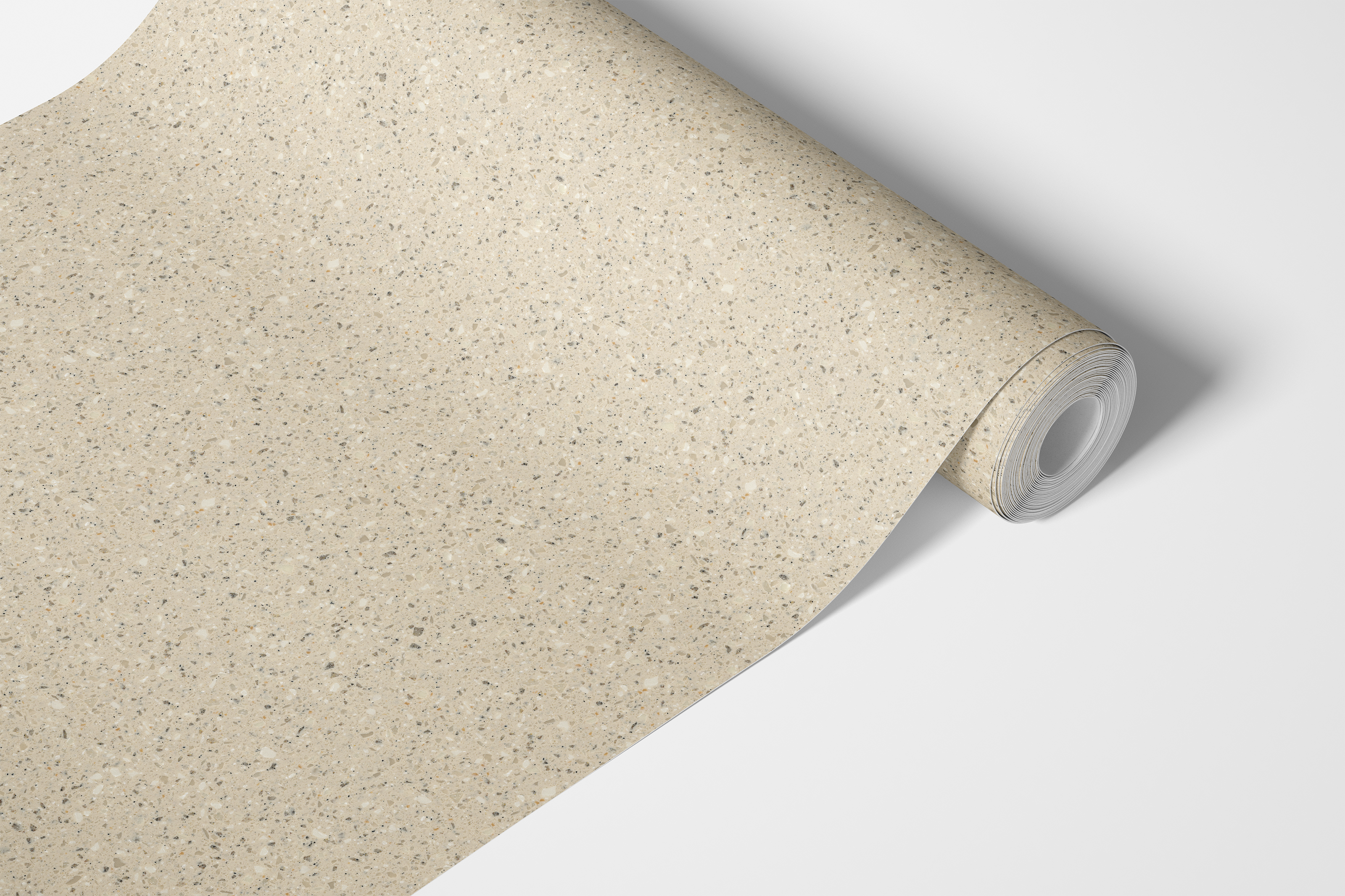 countertop roll image with speckled beige print 77