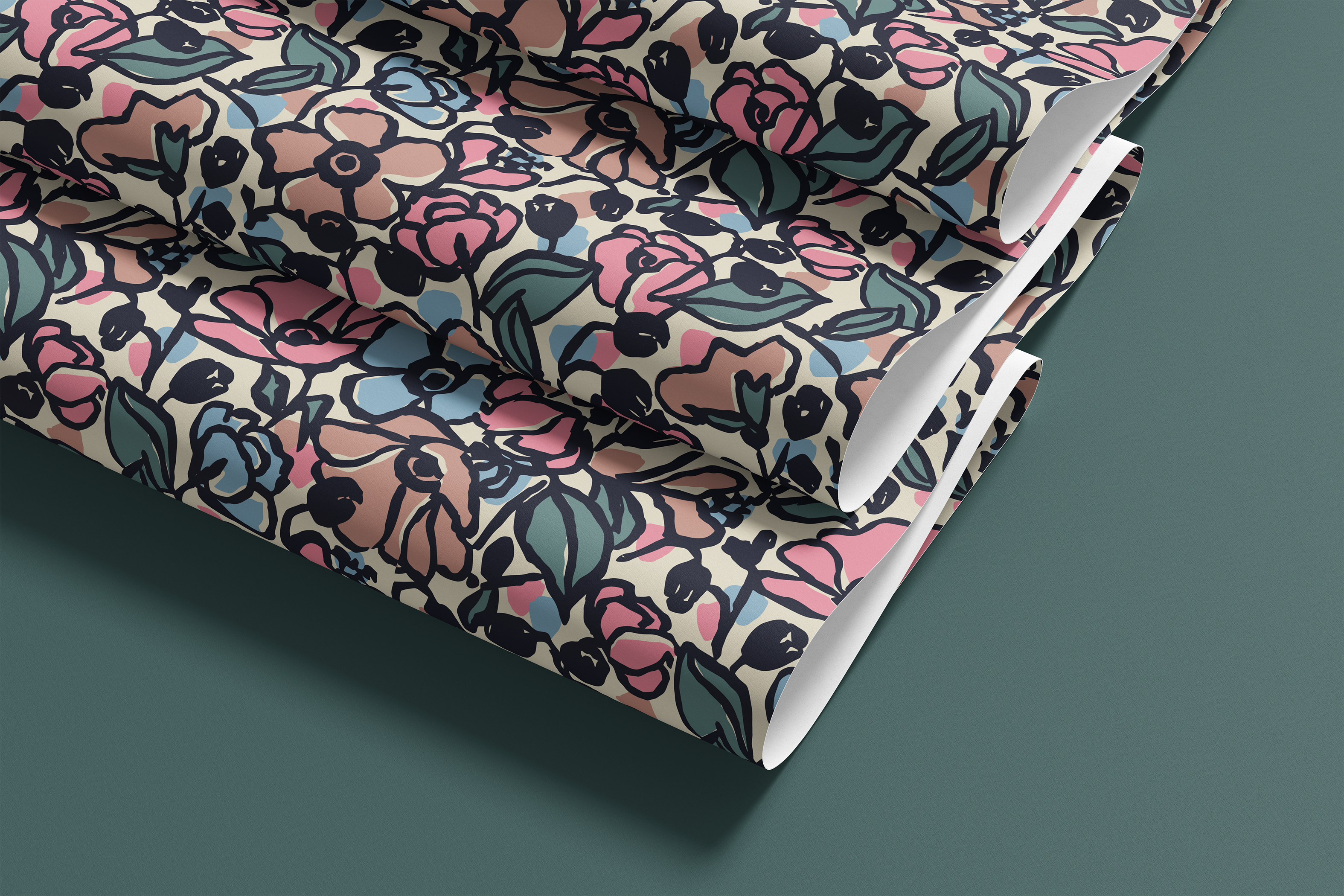 Spring Sketch Floral Contact Paper – 1661