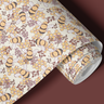 honeybee and honeycomb contact paper design 1974


