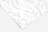 1 Sheet of 12in x 24in (2ft) Gray White Floral DISCOUNTED Contact Paper 579