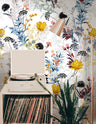 1 Panel of 24in (2ft) x 72in (6ft) Wildflower Wonderland Colorful Floral DISCOUNTED Peel and Stick TEXTURE Wallpaper 3778