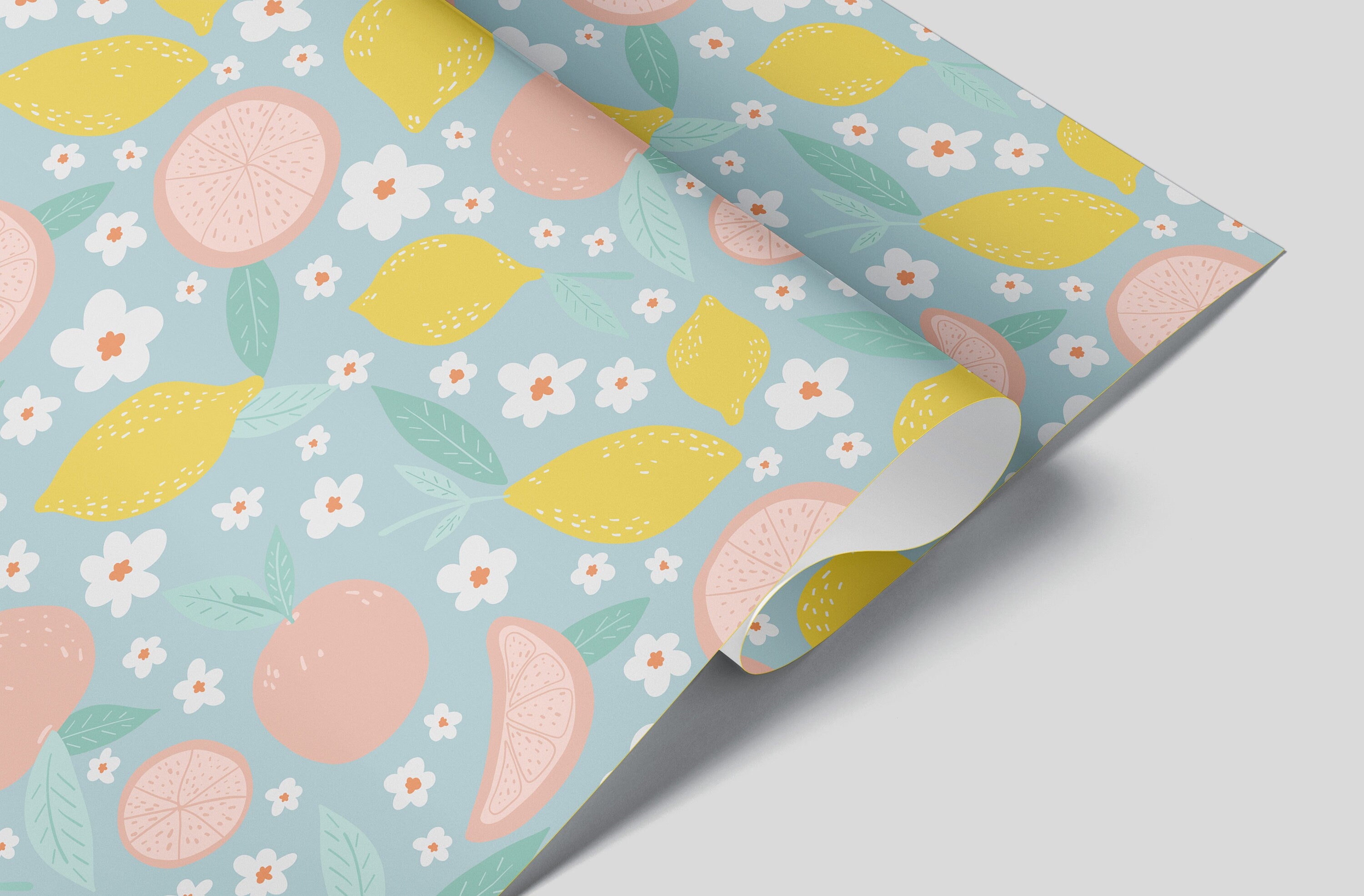 Cute Pink Lemonade Peel and Stick Contact Paper | Wallpaper | Removable Wallpaper | Shelf Liner | Drawer Liner | Peel and Stick Paper 1700 - James And Colors