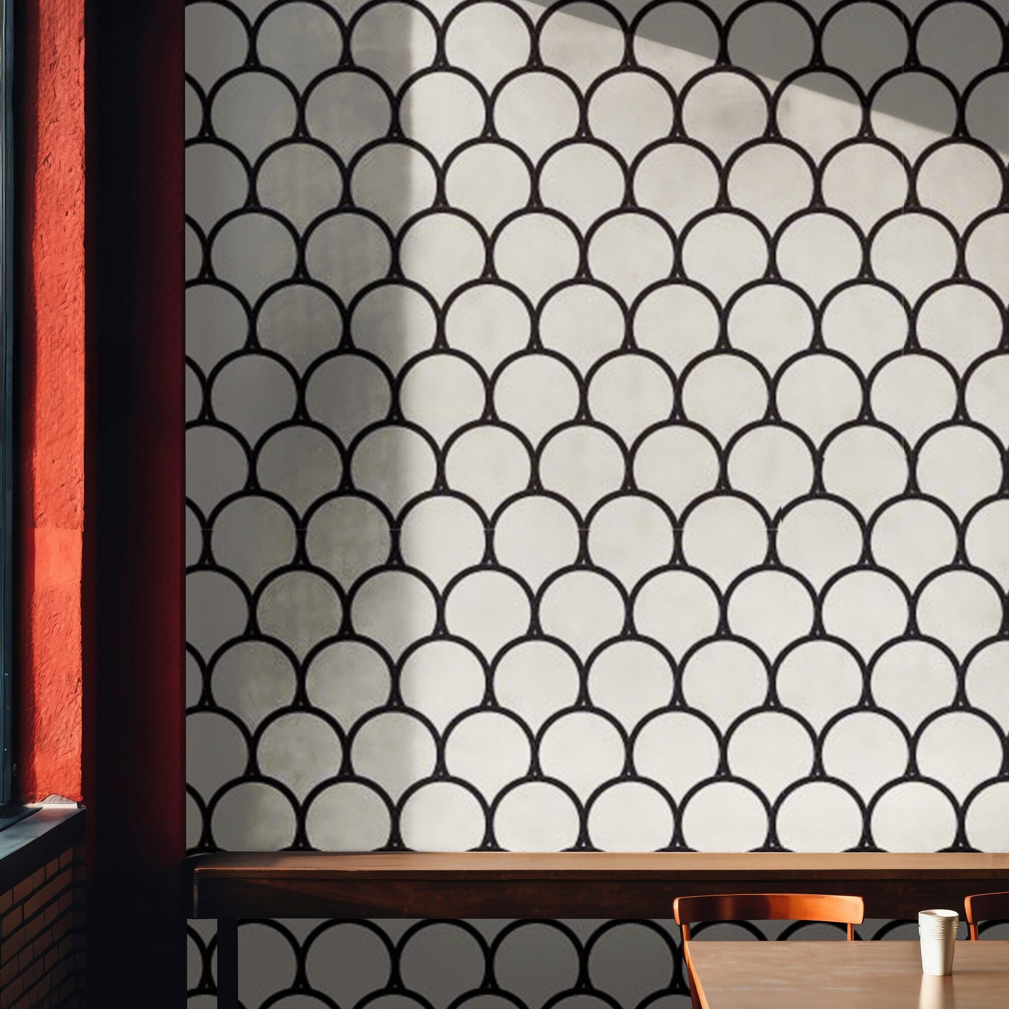 Removable Wallpaper Black Deco Modern Wallpaper | Peel And Stick Wallpaper | Adhesive Wallpaper | Wallpaper Peel Stick Wall Mural 1141a - James And Colors