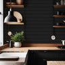 Black Shiplap Wallpaper Peel and Stick Wallpaper Removable Wallpaper Wall Decor Home Decor Wall Art Printable Wall Art Room Decor 1266 - James And Colors