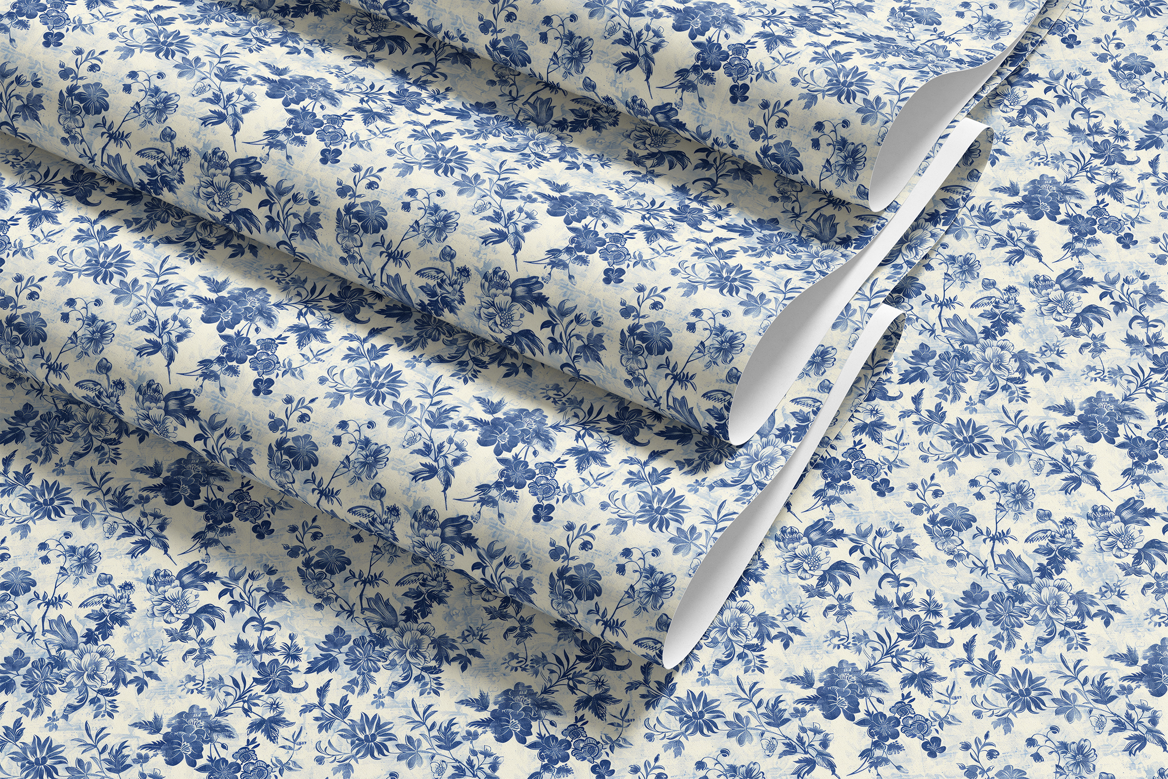 Porcelain Petals Floral Contact Paper – 1929