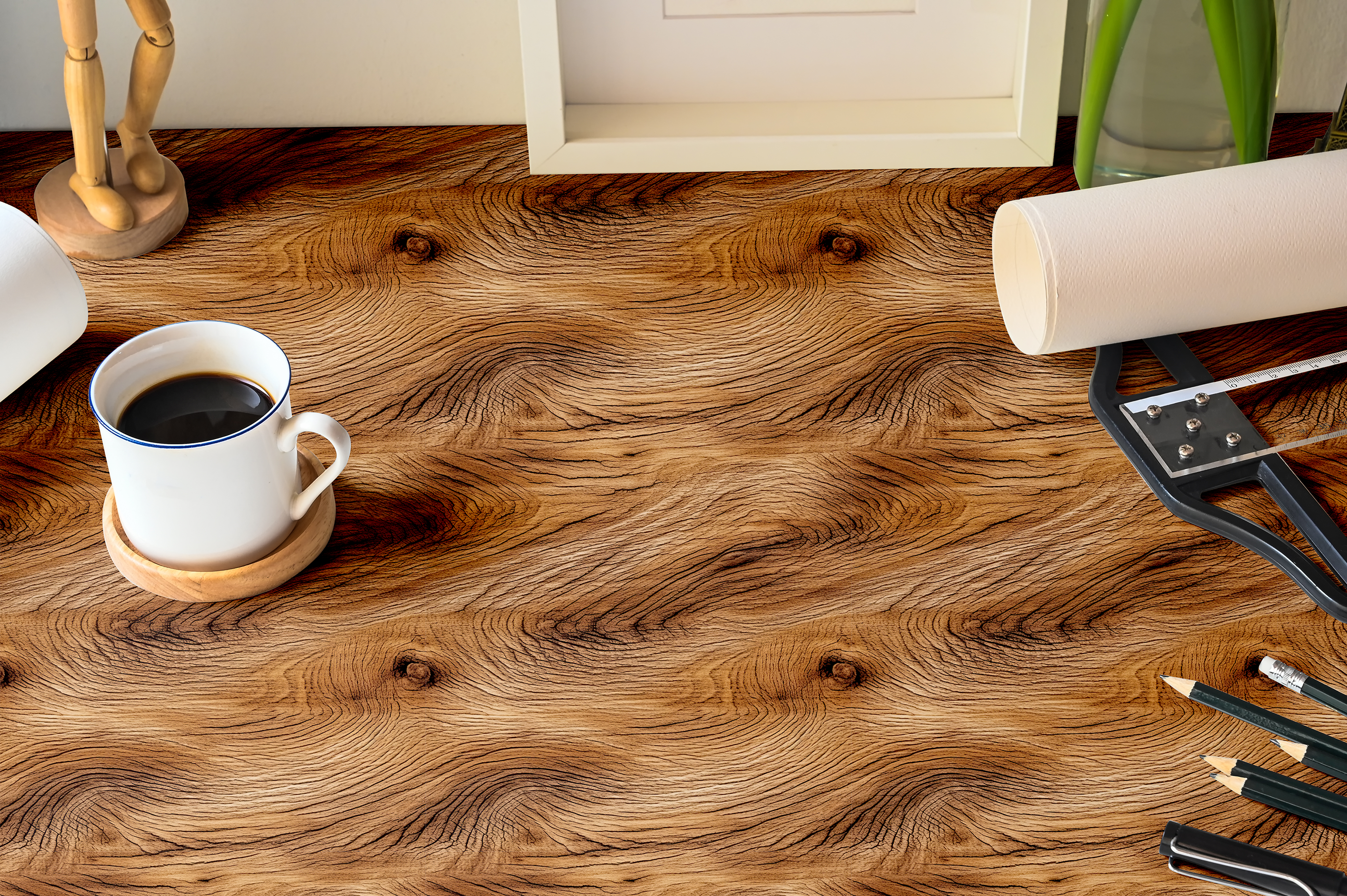 golden wood contact paper 1975 for desks and counters

