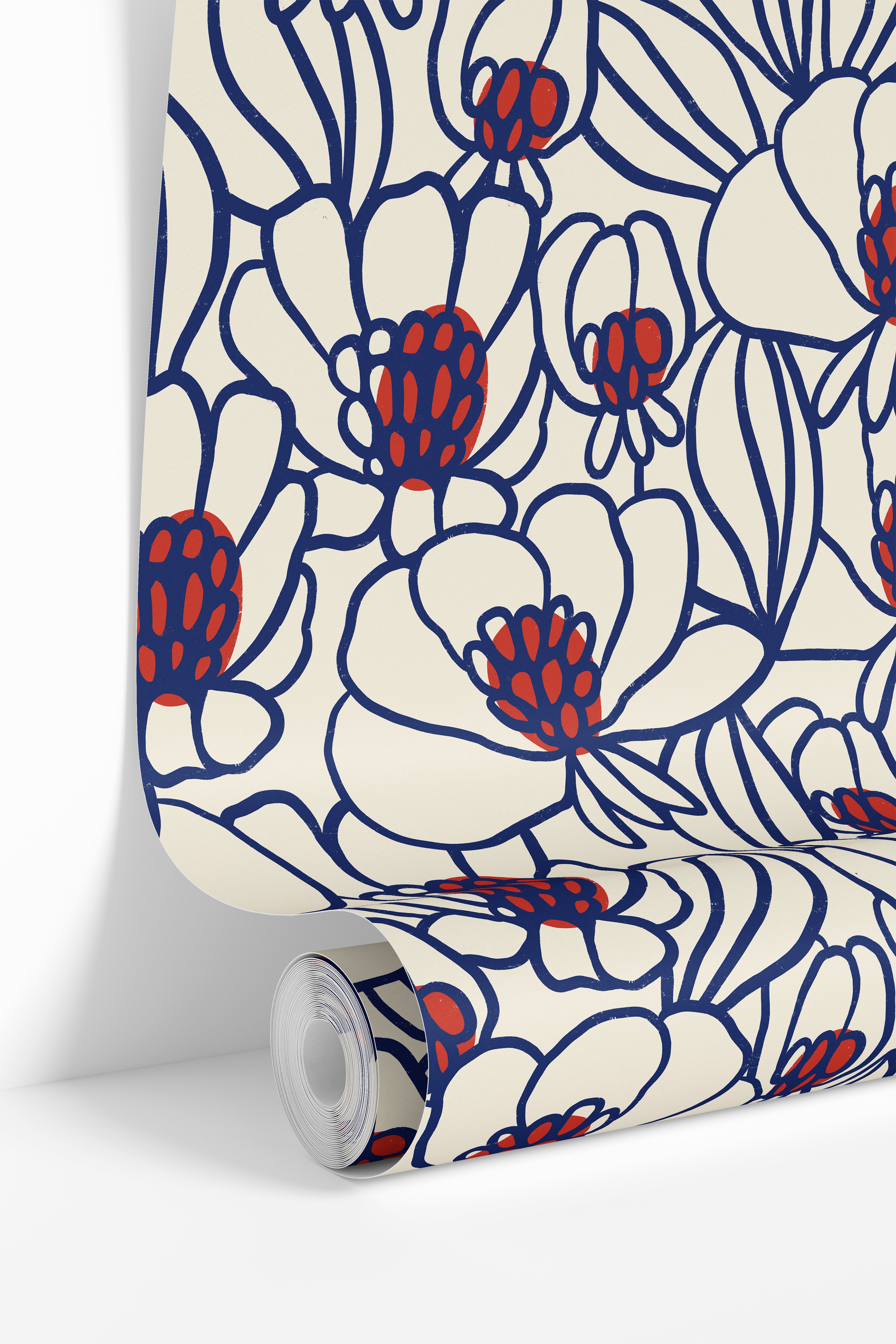 Magnolia Rogue Floral Wallpaper – 3111 | James & Colors – James