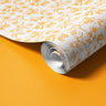 Pollinators Paradise contact paper with bees, wildflowers, and golden leaves