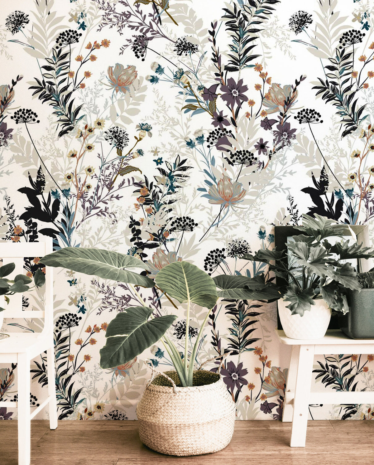 Quiet Meadow Botanical Wallpaper – 920 | James & Colors – James And Colors
