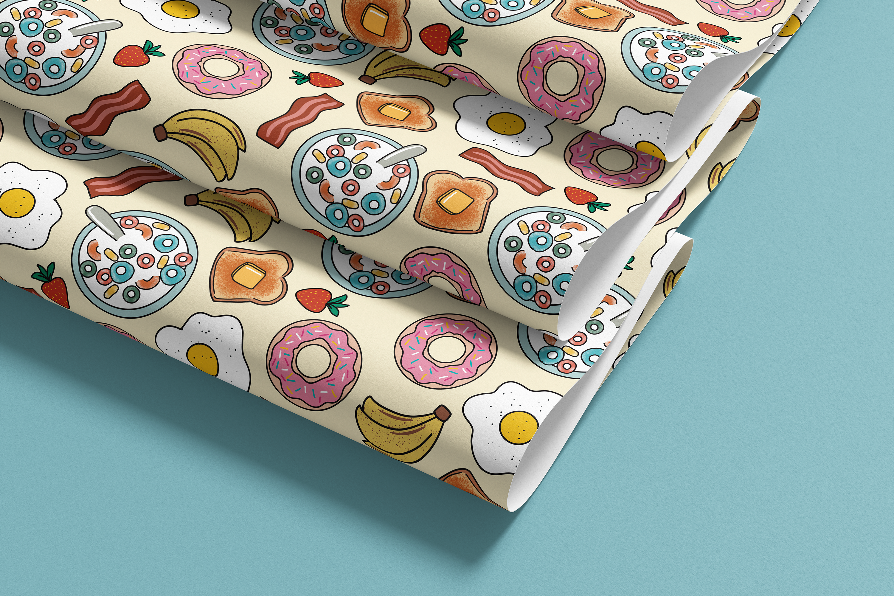 roll of morning munch contact paper 1973