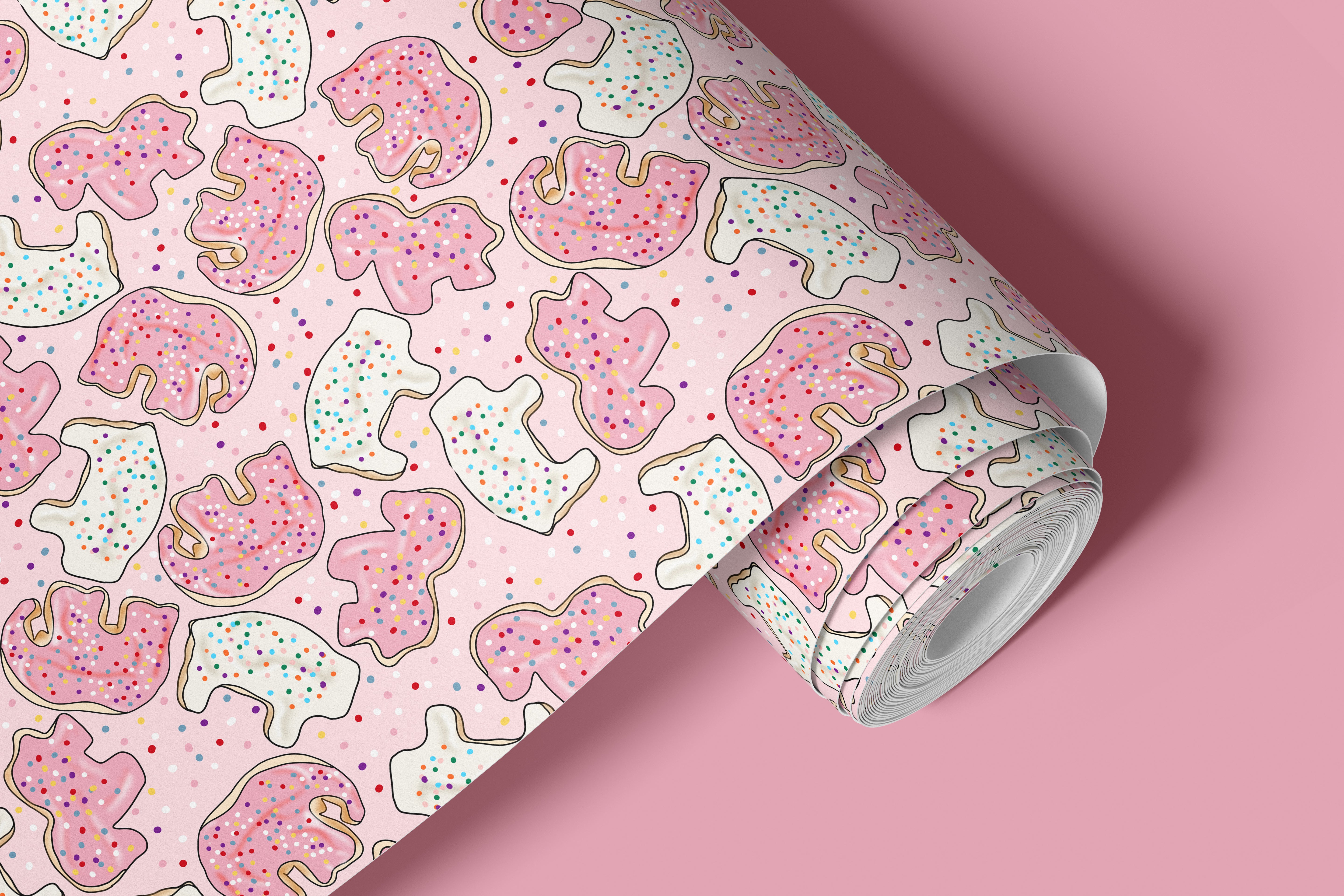 roll of sprinkle safari contact paper 1971